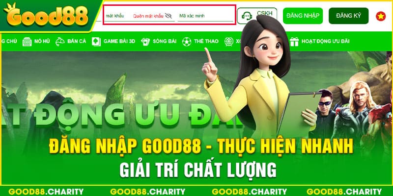 Đăng Nhập Good88 - Tiến Hành Nhanh Giải Trí Chất Lượng